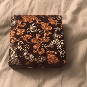 Rustic floral jewelry box